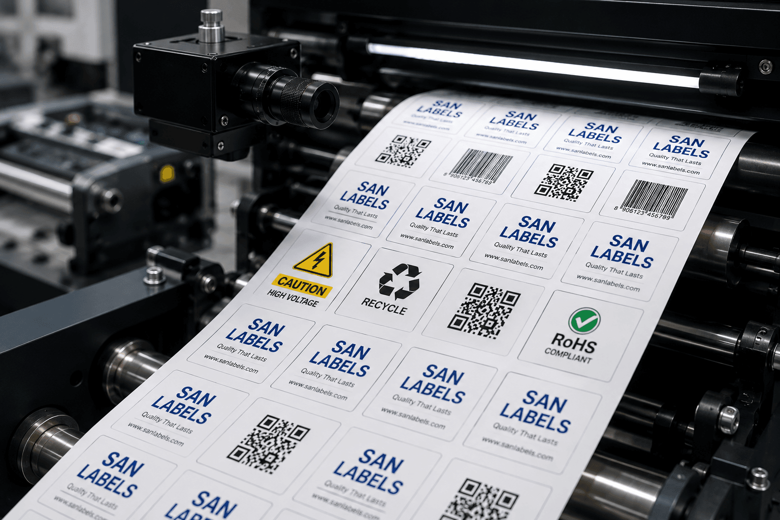 SAN Labels quality-focused manufacturing and label production